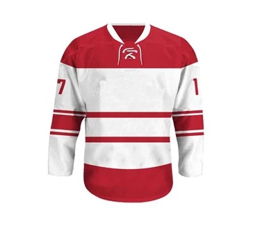 Custom Red Hockey Jerseys Apparel